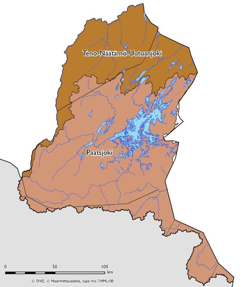 Kuva 2. Toimenpideohjelmassa käytetty osa-aluejako. 1.4 Toimenpideohjelmien laatiminen ja yhteistyö Toimenpideohjelman laatiminen on aloitettu vesien tilaongelmien määrittämisestä.