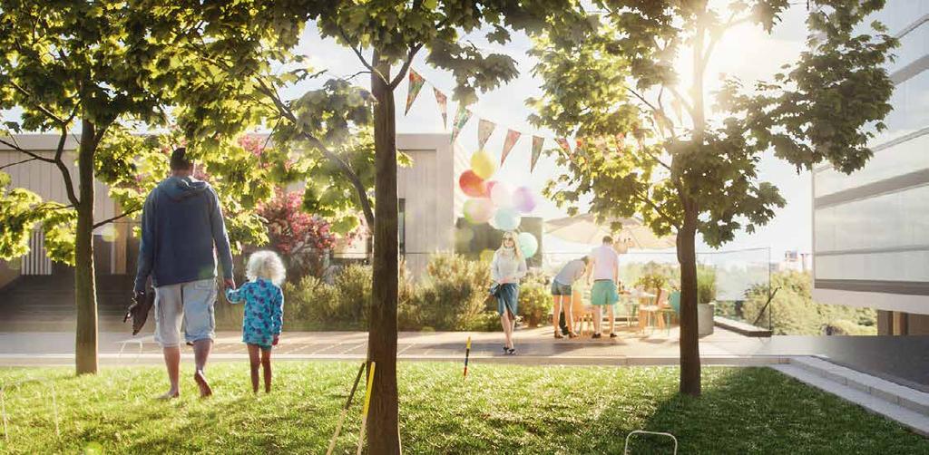 As Oy Espoon Taiantaissa sijaitsee näiden kahden yhtiön yhteinen jätehuone sekä erillinen tavarahissi. Asuinkerrokset alkavat kuudennesta kerroksesta.