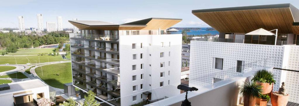 HAVAINNEKUVA TAIANTAIAN PENTHOUSEN TERASSILTA Kirjokannen puutarhamainen ja suojaisa