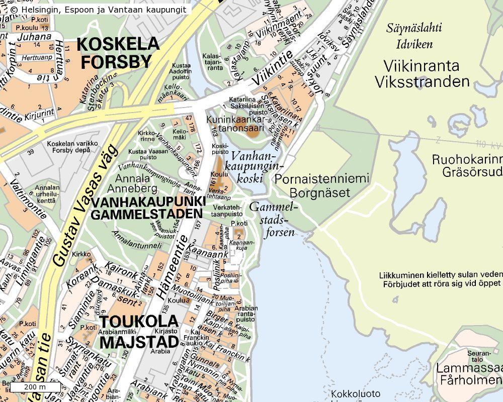 Matropolia ammattikorkeakoulu, TAVI-talo, Hämeentie 161, korjaustyöt HANKESUUNNITELMA 14.10.2011 8 6. SIJAINTIPAIKKA JA RAKENTAMISKELPOISUUS 6.1. Hankkeen sijainti Rakennus sijaitsee Vanhassakaupungissa osoitteessa Hämeentie 161.