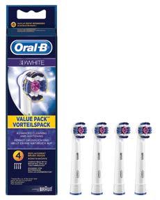 35009 IP 17-2 12 x 2 kpl Vaihtoharja 3D White EB18 ORAL-B Oral-B 3D White -harjaspää on suunniteltu poistamaan värjäytymät hellävaraisesti.