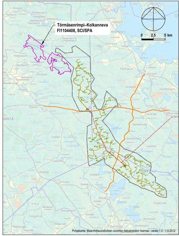 1 1 JOHDANTO Tämä luonnonsuojelulain 65 :n mukainen Natura-arviointi on laadittu osana Metsähallituksen Laatumaan tuulivoimapuistohankkeen Piiparinmäki- Lammaslamminkangas YVA-menettelyä.