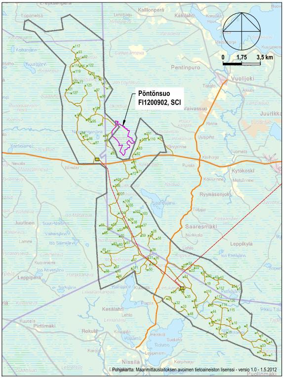 1 16UEC146 1 JOHDANTO Osana Metsähallituksen Laatumaan Piiparinmäki-Lammaslamminkankaan tuulivoimapuistohankkeen YVA-menettelyä on laadittu luonnonsuojelulain 65 :n mukainen Natura-arviointi koskien