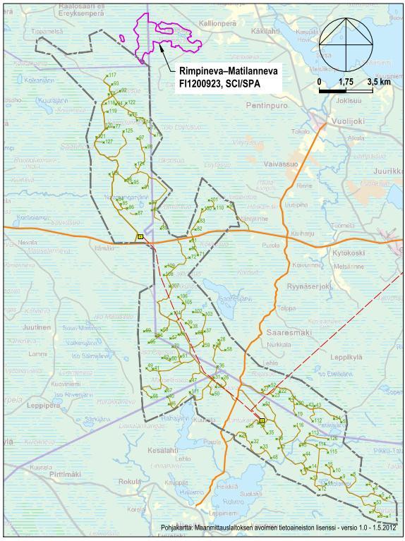 1 16UEC146 1 JOHDANTO Tuulivoimapuistohankkeen Piiparinmäki-Lammaslamminkangas YVA-menettelyyn liittyen on laadittu luonnonsuojelulain 65 :n mukainen Natura-arviointi koskien Natura-aluetta