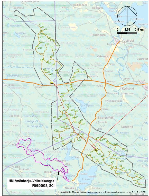 16UEC0146 1 JOHDANTO Tuulivoimapuistohankkeen Piiparinmäki-Lammaslamminkangas YVA-menettelyyn liittyen on laadittu tämä luonnonsuojelulain 65 :n mukainen Natura-arviointi koskien Natura-aluetta