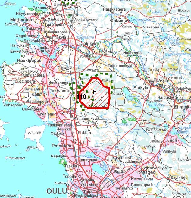 35 Kaavaehdotus Manneralueen tuulivoimaselvitys Vaikutusten arviointi Jatkotarkasteluun valitun kohteen lähivaikutusalueella (2 km) sijaitsee melko runsaasti asutusta.