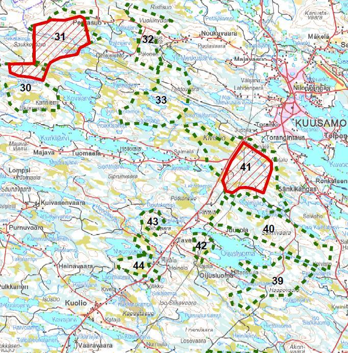 54 Teknistaloudellisessa vertailussa alueet ovat melko tasavahvoja. Liitettävyys kantaverkkoon on yleisesti ottaen heikko, mutta toisaalta molemmat alueet sijoittuvat alueverkon yhteyteen.