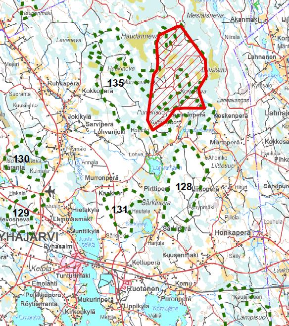 68 Kaavaehdotus Manneralueen tuulivoimaselvitys Vaikutusten arviointi Mannertuulivoimaselvityksen mukaan aluekokonaisuuden toteuttamisen ympäristövaikutukset jäänevät kohtalaisen vähäisiksi.