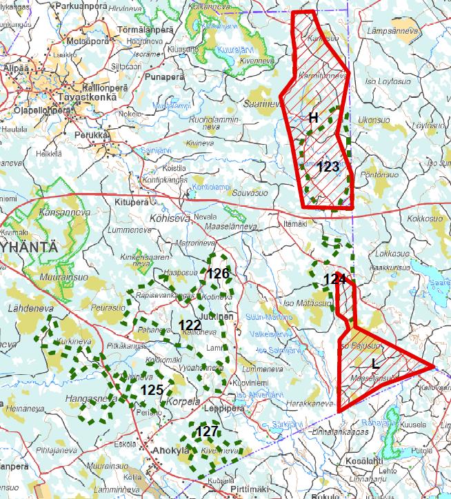 76 täydentävä tuulivoimaselvitys - Piiparinmäen-Lammaslamminkankaan tuulivoimahankkeen yvaarviointiohjelma Piiparinmäki E L (alueen 124 laajennus) - Manneralueen tuulivoimaselvitys, täydentävä