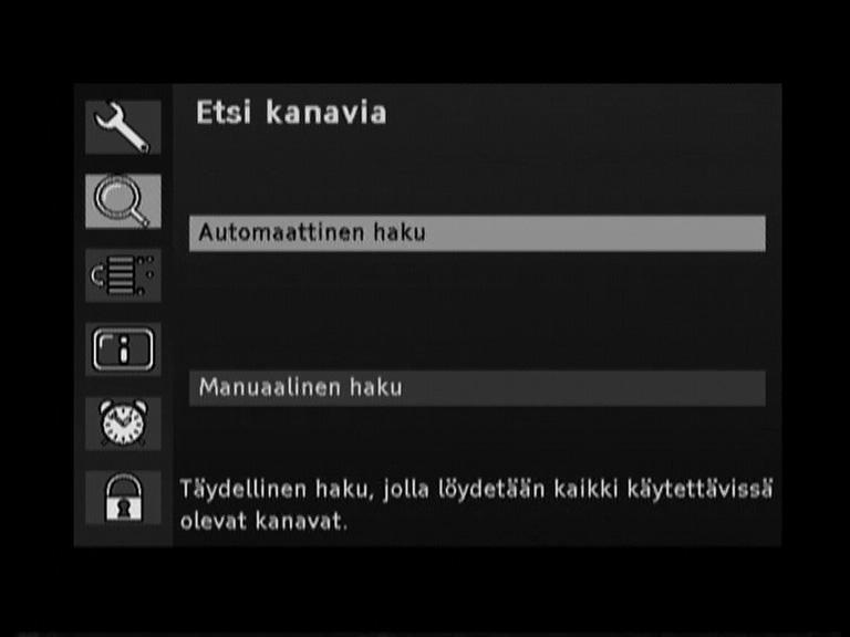 3 Paina ikkunan sulkemiseksi Exit-näppäintä sen jälkeen, kun olet suorittanut haluamasi asetukset. Ilmoituksen esiintyessä paina Ok-näppäintä tallentamista varten.