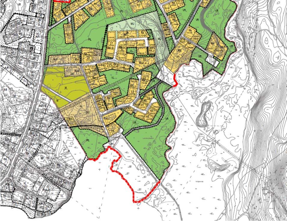 0,6 ha Ristimellan rantaasemakaavan on muutettu, 2010 korttelit 44-46 Laajennusalue n.