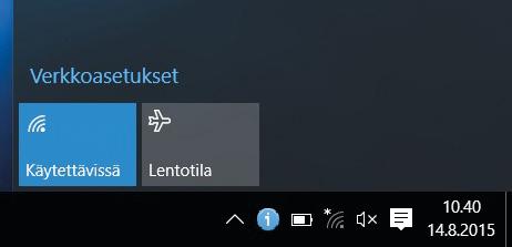 Jos käyttölaitteesi löytää 5G-termin omaavan WLAN-verkon, valitse se nopeamman yhteyden saavuttamiseksi.