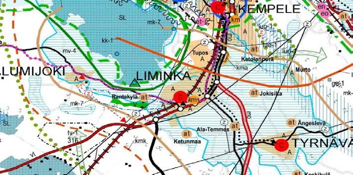 4. SUUNNITTELUTILANNE Maakuntakaava Liminka kuuluu Pohjois-Pohjanmaan maakuntakaavan alueeseen. Ympäristöministeriö on vahvistanut Pohjois-Pohjanmaan liiton laatiman kokonaismaakuntakaavan 17.2.2005.