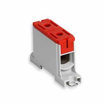 Ensto Clampo Pro 1000 V -yleisliittimet Al-/Cu-johtimille, 16 95 mm 2 Ensto Clampo Pro 1000 V -yleisliittimet lyhyesti Soveltuu 1000 V AC/DC Kompakti koko Voidaan asentaa vierekkäin ilman välilevyjä
