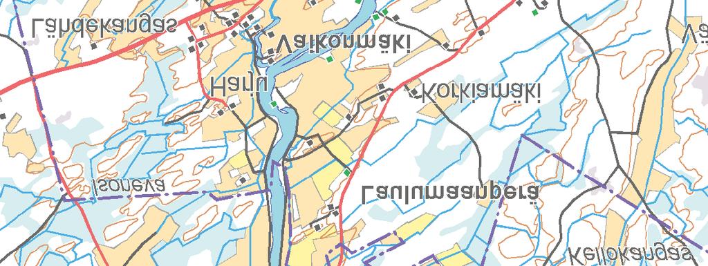 156 Maastokarttarasteri 1:100 000 MML,
