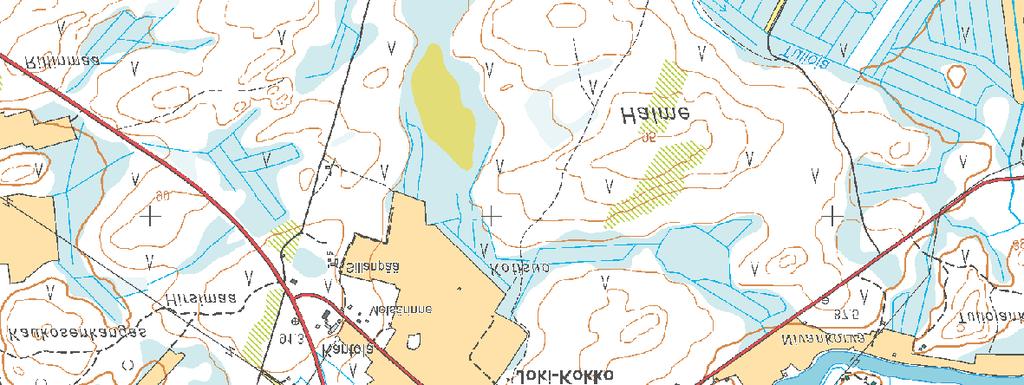 0,5 0,75 km Joki-Kokon