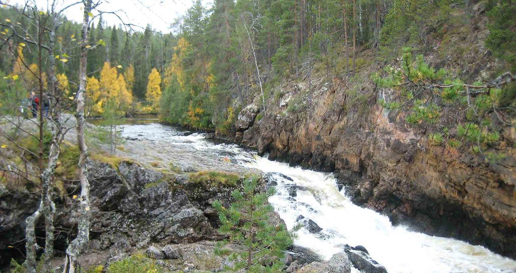 POHJOIS-POHJANMAAN ARVOKKAIDEN MAISEMA-ALUEIDEN PÄIVITYSINVENTOINTI 68 4.6. KUUSAMON VAARASEUTU OULANKAJOEN JA KITKAJOEN KOSKIMAISEMAT Maisema-alueen aikaisempi nimi ja arvoluokka Kuusamon kosket.