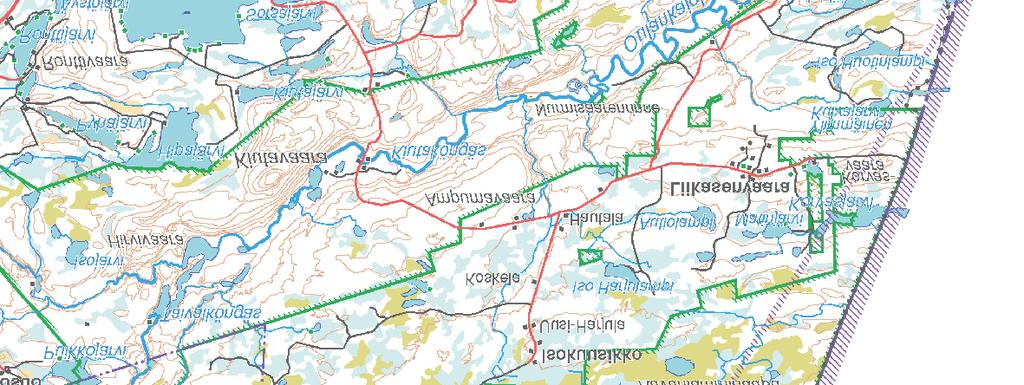 1:250 000 MML, 2013 0 2,5 5 7,5 km Oulankajoen