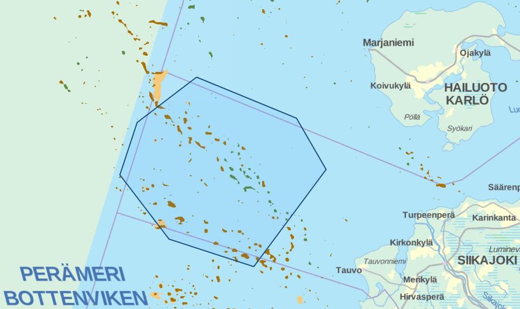 14 (23) Seljänsuunmatalan merituulivoima-alueen selvitys 3.3.3 Kalasto Kuva 9.