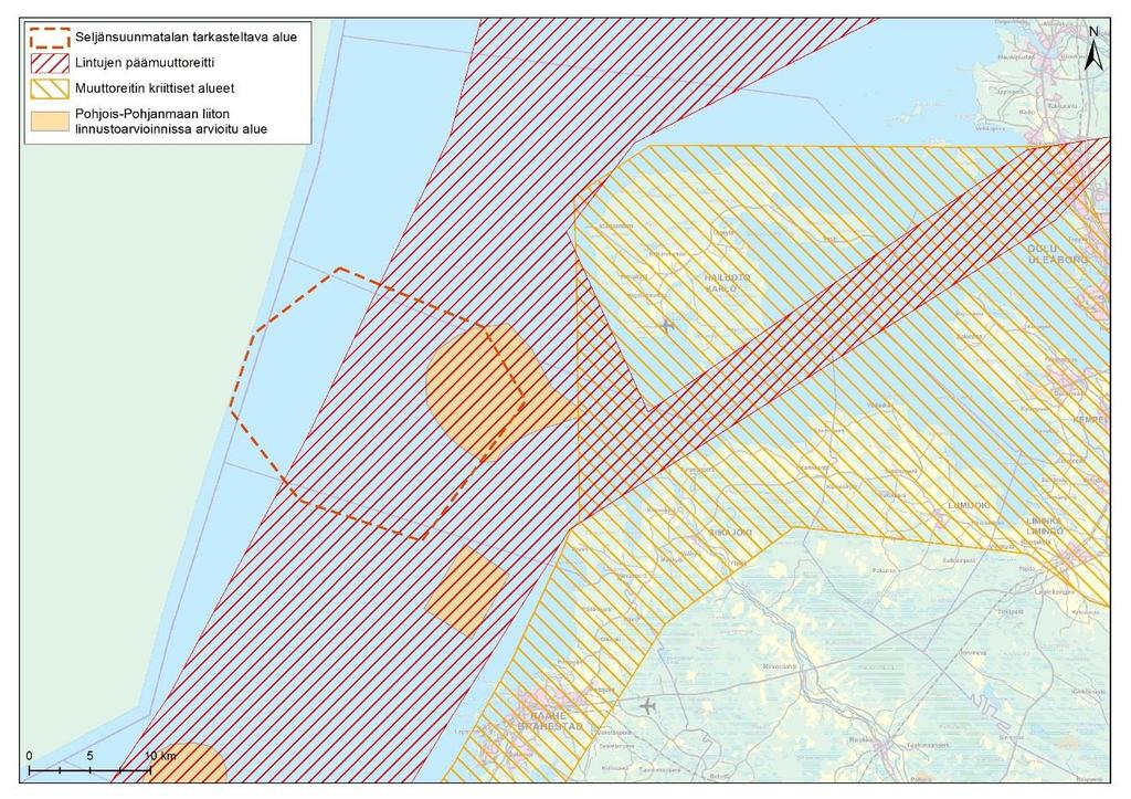 Seljänsuunmatalan merituulivoima-alueen selvitys 17 (23) 3.4 Melu Kuva 11.