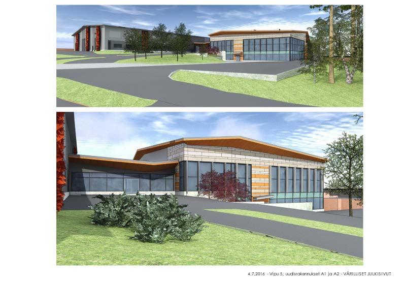 Teknologiakampus, uudisrakentaminen 7900 m 2 Vipusenkatu Kuntarahoitus Oyj Vihreä Rahoitus Projektikategoria: Kestävä rakentaminen Koulutuskeskus Salpaus rakennuttaa kaksi uudisrakennusta