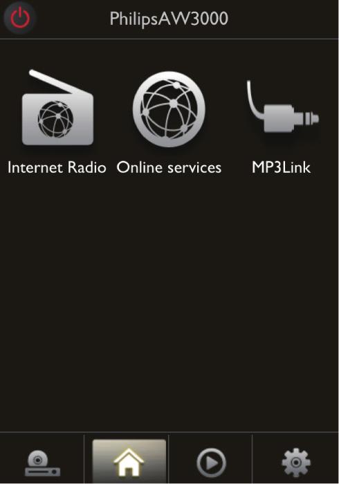 5 Toistaminen Huomautus Voit suoratoistaa musiikkia kaiuttimeen DLNA/UPnP:n kautta älypuhelinsovelluksella tai tietokoneella, joka tukee DLNA/UPnP-ominaisuutta.