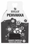 Pakkauskoko: 40 litran säkki, 85 litran säkki Tuotenumero: 40 l 70562100, 85 l 70562500 I-numero: 40 litraa 3663112, 85 litraa 3663122 Biolan Perusturve Biolan Perusturve on puhdasta, vaaleaa