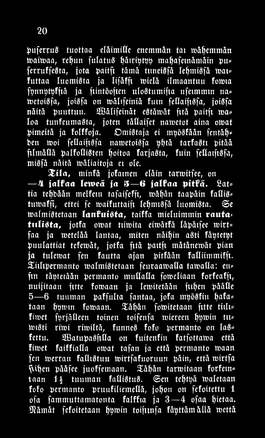 SBälifeinät estätcät fttä paitft va* Ioa tunfeumaöta, joten täflaifet navetot aina omat pimeitä ja folffoja.