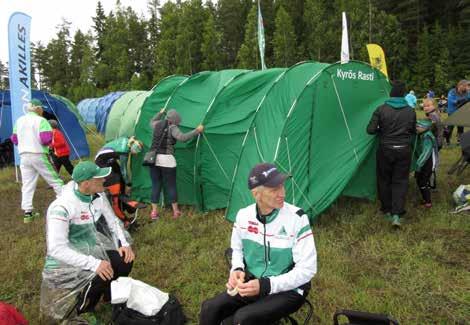 Parhaat Epiläläisten sijoi- tukset kokonaiskilpailussa olivat D75-sarjan voitto (Marja-Liisa Ruusunen) ja 3.sija (Marjatta Vauhkonen) sekä H80-sarjan 2.sija (Mikko Houni).