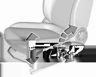 Selkänojan kallistus Istuinkorkeus Istuimet, turvajärjestelmät 37 Istuimen kääntäminen eteen Vakioistuimen kääntäminen eteen Säädä