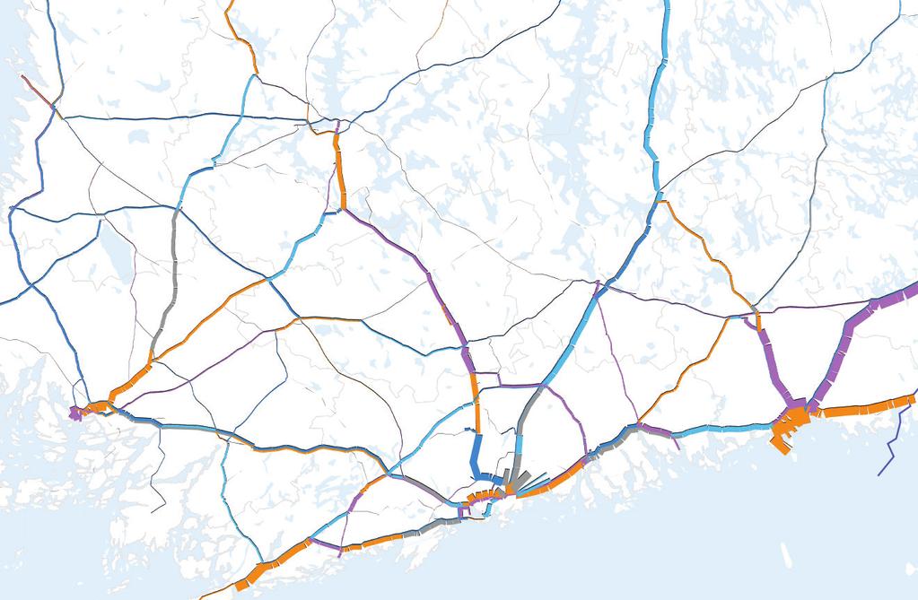 ..-20 % -20 % tai enemmän Länsirannikko Tornio Kemi Kokkola Oulu Vaasa Raahe Seinäjoki Kaskinen Kalajoki Eteläinen Suomi Mikkeli Pori Tampere Rauma Hämeenlinna Lahti Pietarsaari Uusikaupunki Kouvola