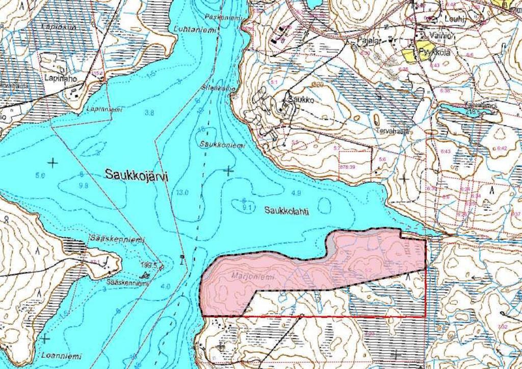 11 Saukkojärven ranta-asemakaava Kaavoitustyön tarkoituksena on laatia tavanomainen, omarantainen ranta-asemakaava.