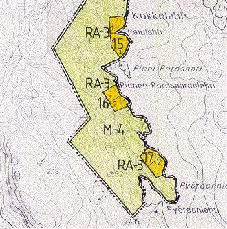 8 (17) Kuva 5 Ote Pielisen saarten ranta-asemakaavasta suunnittelualueen kohdalla. Suunnittelualue on rajatu kuvaan punaisella aluerajauksella.