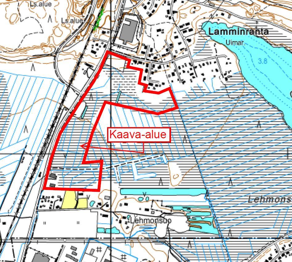 Kaavaselostus 2 1.2 Kaava-alueen sijainti Kaava-alue sijaitsee Kontiolahden Lehmossa.