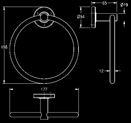 kiinnitystä varten 187 x 65 x 210 mm MEDX004Hp 2000106247