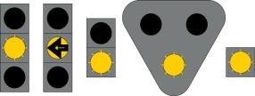 7 Vilkkuva keltainen valo osoittaa, että tienkäyttäjän on noudatettava erityistä varovaisuutta.