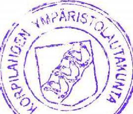 KORPILAHDEN KUNTA YMPÄRISTÖLUPAPÄÄTÖS 22.9.2005 5/2005 (1/5) Ympäristölautakunta Julkipanopäivä 3.10.