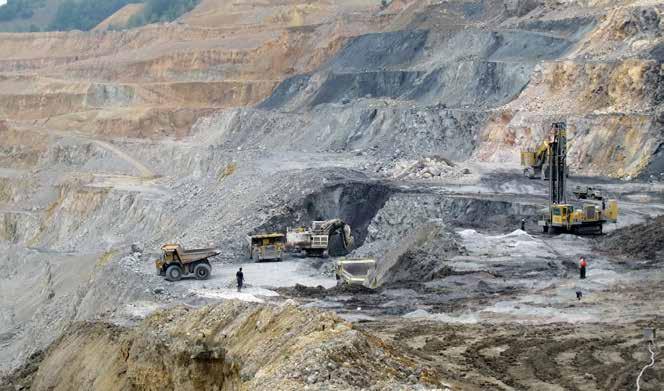 - Оперативним планом за август на површинском копу Велики Кривељ било је предвиђено откопавање 850.000 тона руде и уклањање 1.978.524 тоне раскривке.