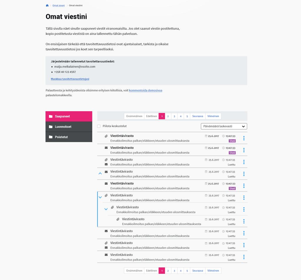 Mitä palvelu tarjoaa? 1. Viestioperaattori, joka mahdollistaa viranomaisten tiedoksiantoviestinna n digitalisoinnin 2.