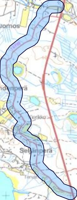 Parhaiten säilyneillä tieosuuksilla vanhan tien maastonmyötäinen olemus ja linjaus ovat tien parantamisesta huolimatta säilyneet tai nähtävissä.