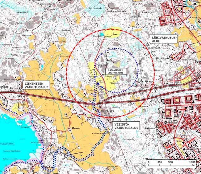 Rajavuoren alue: Ympäristövaikutusten arviointiohjelma 29 Kuva 6.