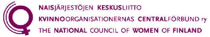 NAISJÄRJESTÖJEN KESKUSLIITTO KVINNOORGANISATIONERNAS CENTRALFÖRBUND RY TOIMINTASUUNNITELMA VUODELLE 2018 Hallituksen esitys vuosikokoukselle 20.11.