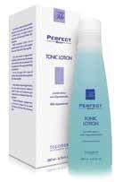 PERFECT SKIN TONIC LOTION 200 ml (retail) 500 ml (salon) Kasvovesi, joka säännöstelee ihon tärkeitä toimintoja. Vaikuttavina aineina, rauta, magnesium ja laktoosihappo.