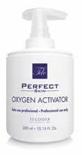 PERFECT SKIN OXYGEN ACTIVATOR 300 ml (salon) 3/6 Hierontavoide, joka sisältää vitamiineja ja mineraaleja. Mm. magnesium, sinkkiä, kuparia, kalsiumia, rautaa.