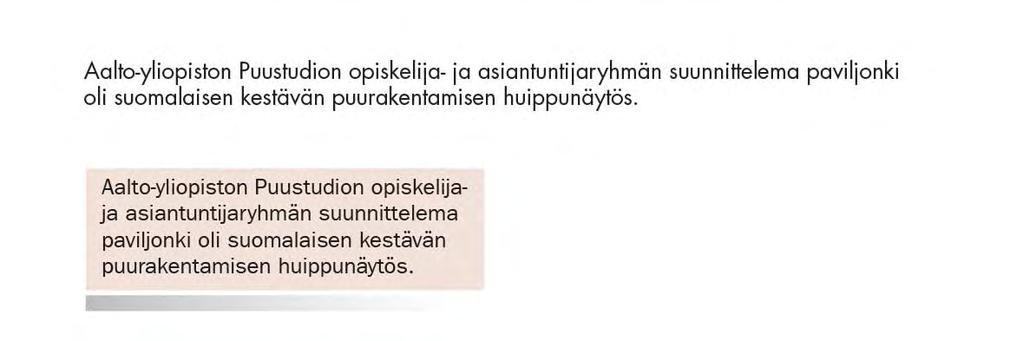 28 Kuva 18: Vanhan ilmeen mukainen tapa merkata sivunumero ylempänä ja uudistettu versio alempana.