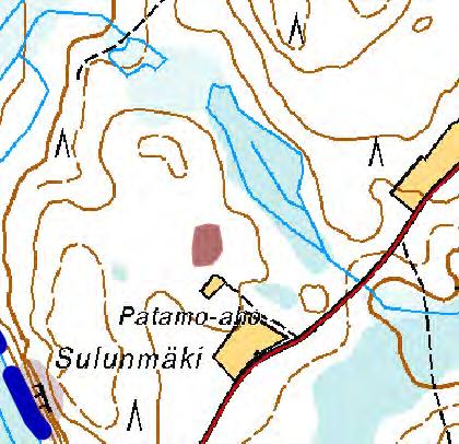 13. Soistunut painanne [ ] Suopainanne, jota ei voida tyypitellä tarkasti. Alueella on isovarpurämeen piirteitä sekä kosteampia painanteita.