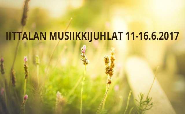 Iittalan musiikkijuhlat Iittalan musiikkijuhlat tuovat Iittalan lasimäen kulttuuri-ympäristöön, design-lasin mekkaan nyt ensimmäistä kertaa korkeatasoisen musiikkitapahtuman.