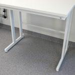 The robust, welded frame structure minimises the number of such gaps and seams that are difficult to clean.