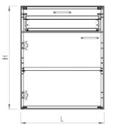 Lower cabinets Alakaapit LOWER CABINET Alakaappi L D H A10 400 580