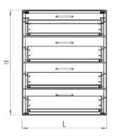 L32-600-550-620 4-DRAWER